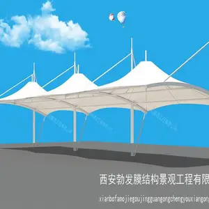 ����Ĥ�ṹͣ���� Q235�ֲ�PVDFĤ�� ���Ƴߴ�