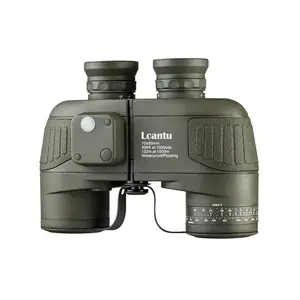 Lcantu徕佳图战狼8105C 10x50望远镜带罗盘高清防水免调焦系列
