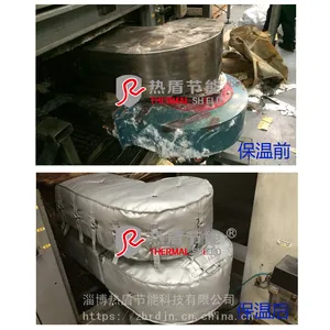 换热器隔热被,可重复使用,节能降耗,绿色环保,方便检修,管道保温套,阀门保温套,换热器保温套