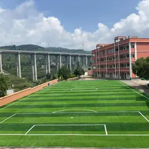 昆明足球场人造草坪施工