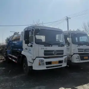 菏泽二手吸污车15吨天锦 管道疏通二手高压清洗车 前四后八45吨天龙吸污车