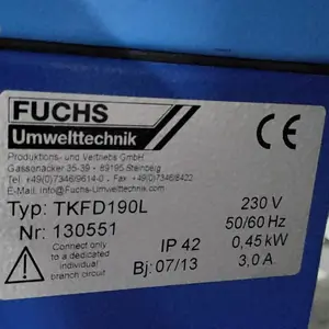 Fuchs Umwelttechnik旋装式过滤器VTE9490系列介绍