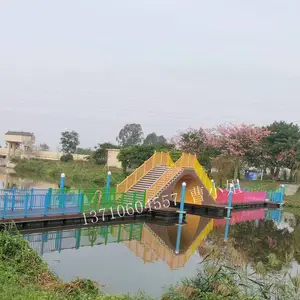 水上浮桥栈道 景区游乐设施,厂家直供游艇码头,浮筒码头等工程
