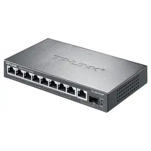 TP-LINK TL-SG1210P全千兆8口POE交换机标准48V供电带光口监控用