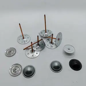 船用粘钉 镀锌圆形多孔底座镀铜杆保温钉 船舶保温固定钉 胶水粘贴式