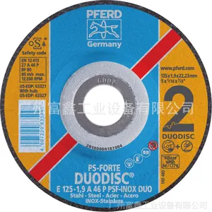 德国PFERD(马圈)磨片E125-1.9A46PPSF-INOX-DUO/22.23