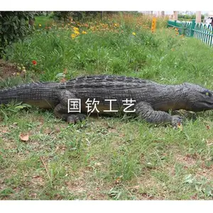 鳄鱼仿真体制作定制作硅胶软体鳄鱼成年1比1尺寸模型定制
