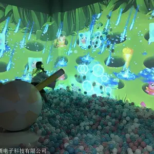 3D互动砸球儿童乐园互动投影游戏