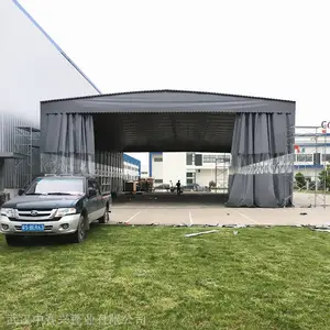 活动帐篷遮阳棚户外雨棚车篷大型仓库棚工地挡雨棚烧烤推拉篷