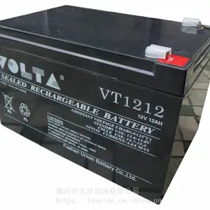 中韩合资VOLTA牌 12V12AH 电力环网柜PDU电源蓄电池 佛山尤尼电池厂家直销