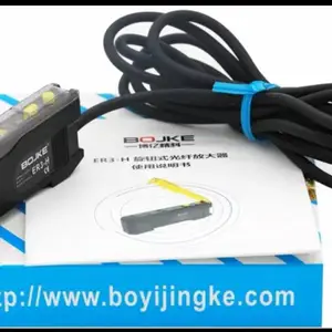 光纤放大器原装正品BOJKE放大器传感器ER3-H旋钮式