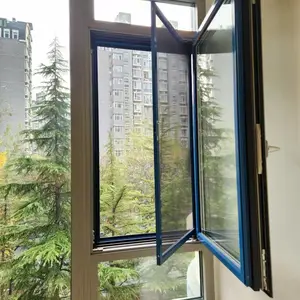 意美达牌单点锁外装内开高清金刚网纱窗 儿童防护窗 防宠物抓咬钢网