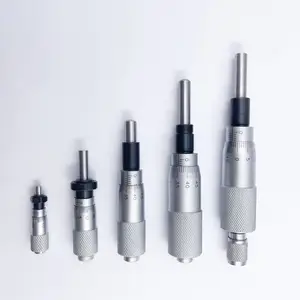 MCLN微分头 千分尺 测微头 微测头 0-13mm 0-6.5mm平头球头带螺母