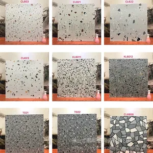 佛山慕斯凯陶瓷客厅地面厨卫酒店仿古水磨石特色仿古瓷砖600X600mm