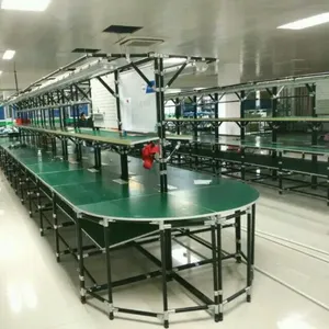 专业定做环形流水线工作台线棒U型生产线精益环绕车间定做工作桌