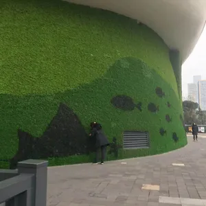 重庆绿色地毯草坪|绿化假草坪|仿真草坪批发零售|塑料假草坪|工地围挡草坪批发
