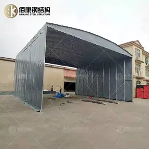 丰台区马家堡户外活动雨蓬大型推拉雨棚本地搭建安装临时收缩仓库篷厂家
