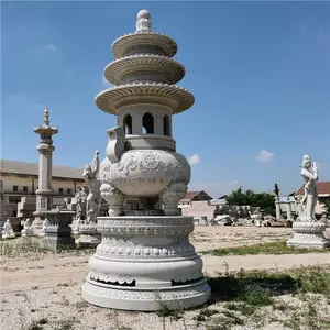丽水市大型石雕香炉 2米3米4米高g603花岗岩香炉鼎 祭祀圆形带耳朵石头香炉