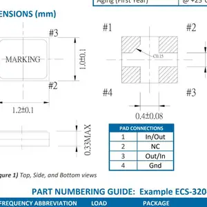ECS-320-10-48B-CKY-TR,ECSʯӢг����,1210��Ƭ����