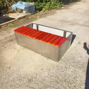 花箱座椅不锈钢花坛加工定制花坛坐凳厂家休闲隔断围栏花箱