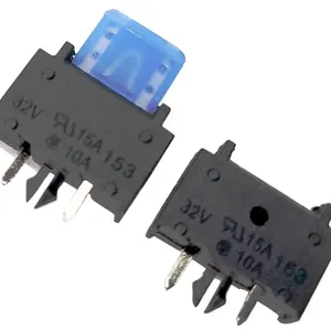 PCB板安装插片保险丝座 过流保护 批发