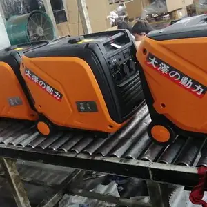 大泽动力65KW履带自行走柴油发电机,液压履带行走动力充足有劲