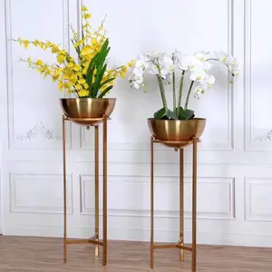金筑达喷砂落地式不锈钢花盆