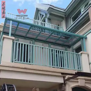 北京定做铝合金支架雨篷遮雨雨搭雨档露台阳台飘窗空调雨篷隔热防晒雨搭