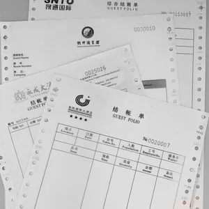百印定做酒水账单 印刷宾客结算单 高尔夫缴费单收据订制厂家