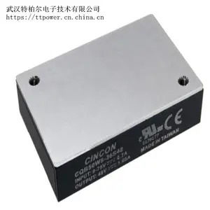 CINCON幸康:50W,8:1输入四分之一砖铁路DC-DC转换器CQB50W8系列
