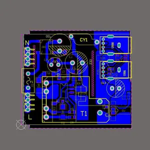 5V3.1A充电器PCBA、CX7503E内置MOS芯片同步整流CX7537BA