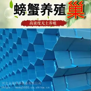 永强 螃蟹养殖巢 龙虾繁殖槽 室内养殖设备六角蜂窝巢穴
