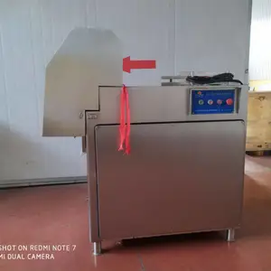黄焖鸡米饭加工设备,冻鸡腿冻肉切块机138 6364 6772 冷冻鸡腿切块机