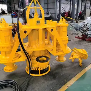 供应带铰刀潜水抽沙泵 高铬材质绞吸泥沙泵 耐磨吸沙泵 非标可定制