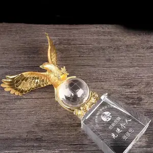焕环祥水晶奖杯奖牌订做透明水晶桌面摆件比赛竞赛礼品周年纪念品