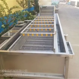 不锈钢洗鱼机器 铭威全自动洗鱼机流水线价格