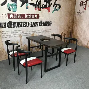 简约现代西餐厅桌椅定制 供应酒吧桌椅 火锅店桌椅 主题餐厅家具订做