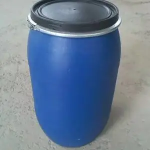 125升法兰塑料桶带铁箍125L塑料桶规格
