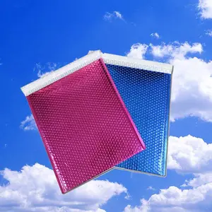 彩色气泡信封袋色泽艳丽哑光镀铝膜气泡袋