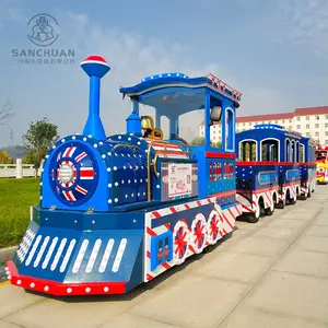 带闪灯音乐的观光小火车
