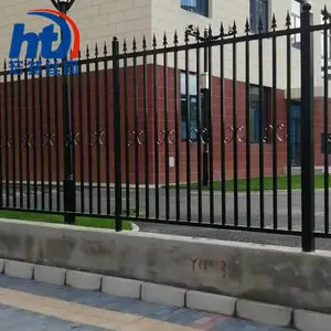 锌钢护栏 宏特 加工订制别墅围墙护栏学校围墙护栏