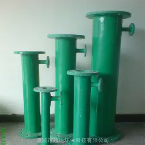 静态衬四氟管道混合器 涡流加药装置 污水处理设备配件 定制