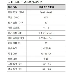 ��ͨ��ҵ 2.4G/5.8G΢������������·��֧��2000-6000MHz