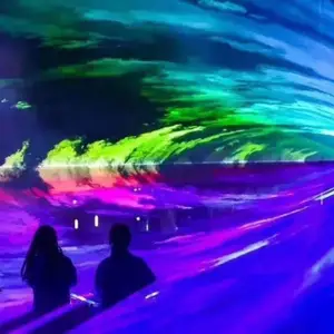 唯美高仿 北极光 当下夜景文化 夜市气氛设备 景区商场地产高端气氛设备道具