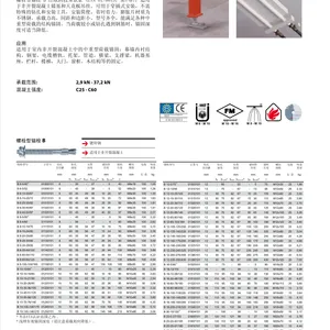 代理直销德国原装进口螺栓式锚栓型号B 规格M6x40-M20x240