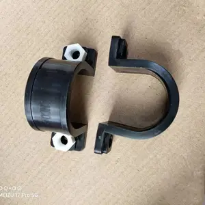 耐酸管夹 耐强酸高强度PP管夹加厚