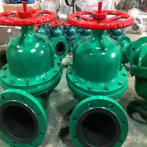 EG41J-150LB英标磅级法兰式钢制衬胶堰式隔膜阀