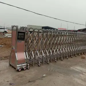 伸缩门 电动伸缩门铝合金伸缩门