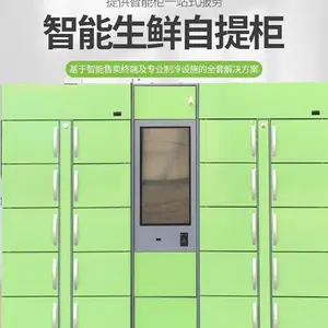 毅迈 冷藏保鲜 智能社区生鲜配送自提柜 多种颜色支持定制