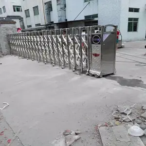 手动_湛江伸缩门贴牌_鑫龙轩门窗